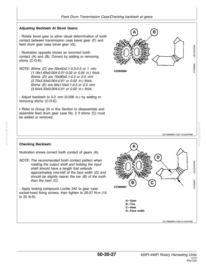 New Holland 420FI, 440FI Rotary Harvesting Header Service Repair Workshop Manual | Instant PDF Download image 8