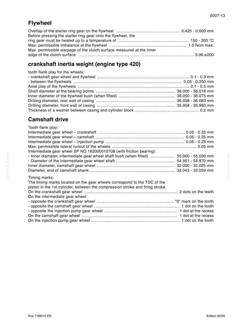 Steyr M968, M975 Tractor Service Repair Workshop Manual Service Manual | Instant PDF Download image 6