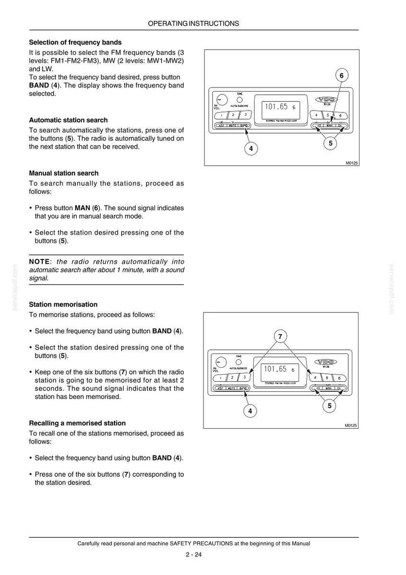 New Holland E265, E305 Raupenbagger Fahrer Besitzer Bedienungsanleitung | Sofort PDF Download Bild 6