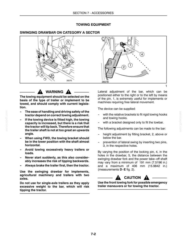 New Holland TN85A, TN95A Tractor Operator Owners Operation Manual | Instant PDF Download image 10