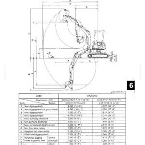 Kobelco SK25SR-2 Hydraulic Excavator Operator Owners Operation Manual | Instant PDF Download bild 8