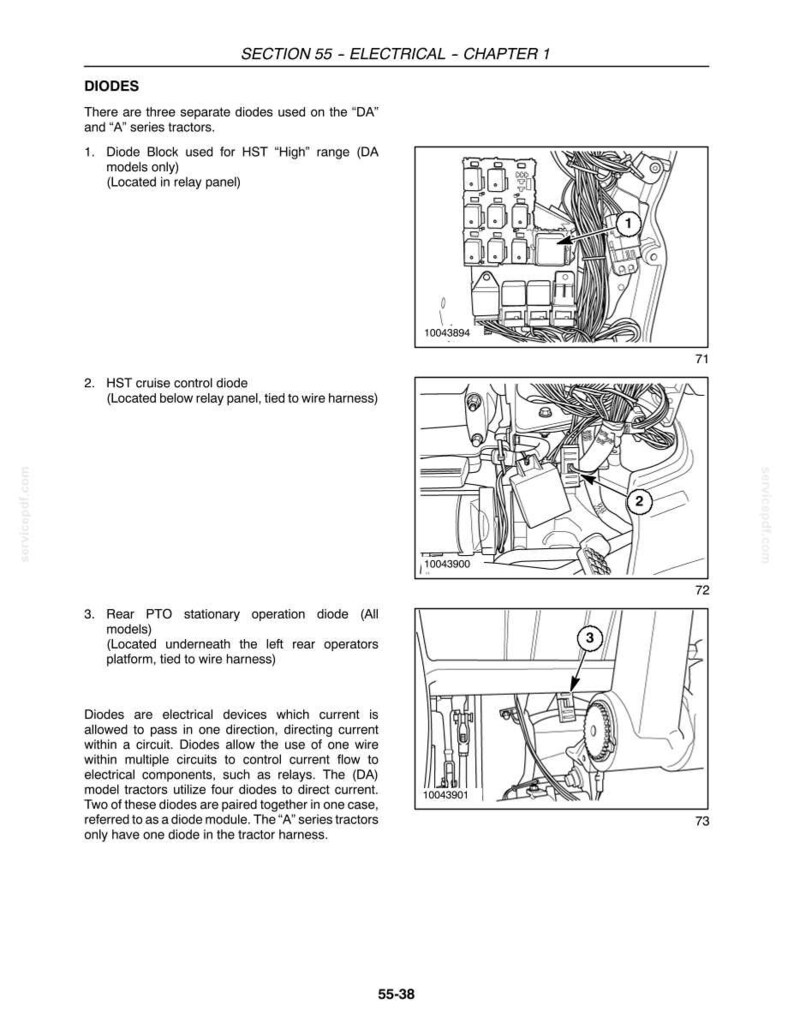 New Holland Tc35a, Tc35da, Tc40a, Tc40da, TC45A, TC45DA Tractor Service Repair Workshop Manual | Instant PDF Download image 8