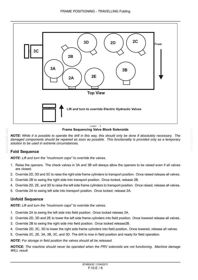 Flexi-Coil PD 5700 Precision Air Hoe Drill Service Repair Workshop Manual | Instant PDF Download image 9