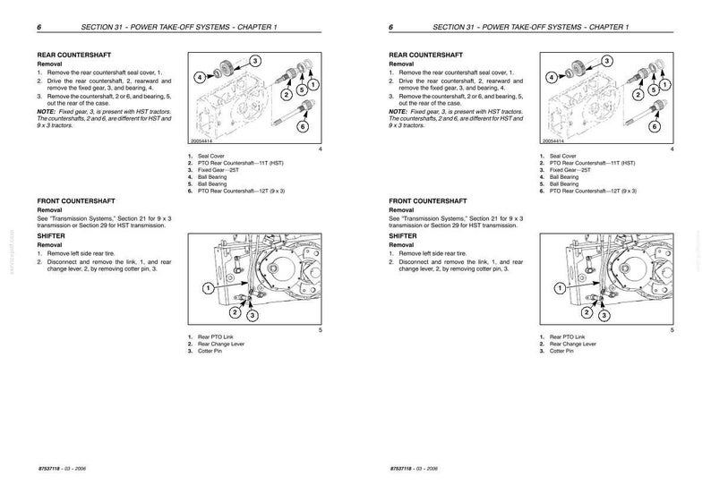 New Holland Tc 31, TC 35DA Series Tractor Service Repair Workshop Manual | Instant PDF Download image 7