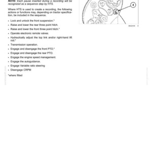 May include: A technical manual page titled 6 - WORKING OPERATIONS featuring a line drawing of a control panel with a step switch labeled 4. The text explains the function of the step switch for starting, pausing, or stopping a sequence.