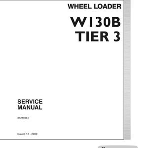 New Holland W130B Tier 3 Wheel Loader Service Repair Workshop Manual | Instant PDF Download image 3