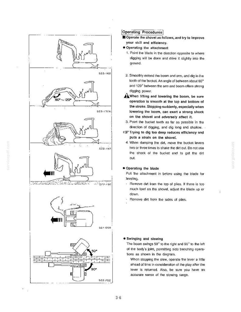 Kobelco Sk024, SK027, SK032 Hydraulic Excavator Operator Owners Operation Manual | Instant PDF Download imagen 4