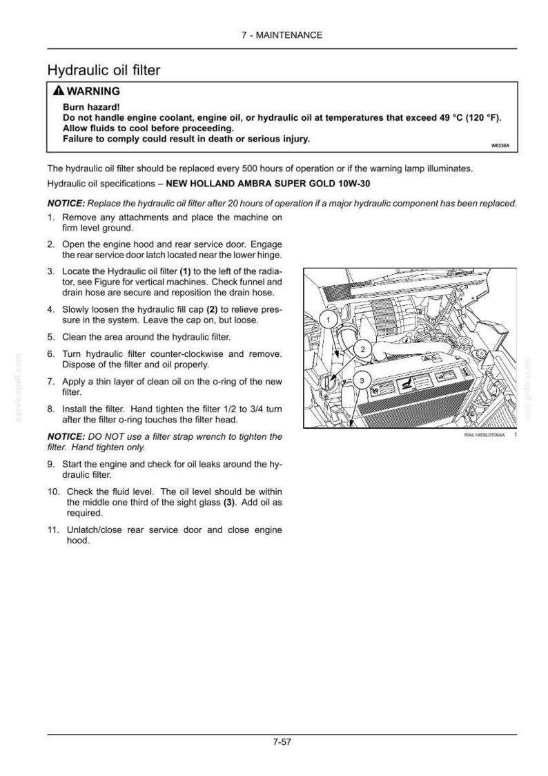 New Holland L230 Skid Steer Loader, C238 Tier 4B (final) Compact Track Loader Operator Owners Operation Manual | Instant Pdf Download image 9