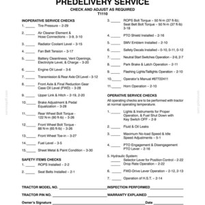 New Holland T1110, 230GM Tractor Operator Owners Operation Manual | Instant PDF Download image 11