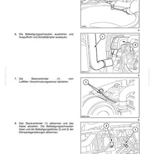 Steyr 4065, 4075, 4085, 4095 Kompakt Traktoren Wartungshandbuch Reparatur Werkstatthandbuch | PDF-Download image 3