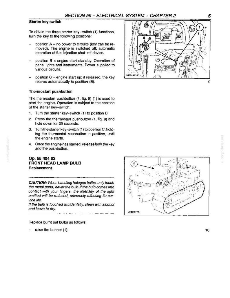 New Holland Tk76, TK85, TK85M Crawler Tractor Service Repair Workshop Manual | Instant PDF Download image 9