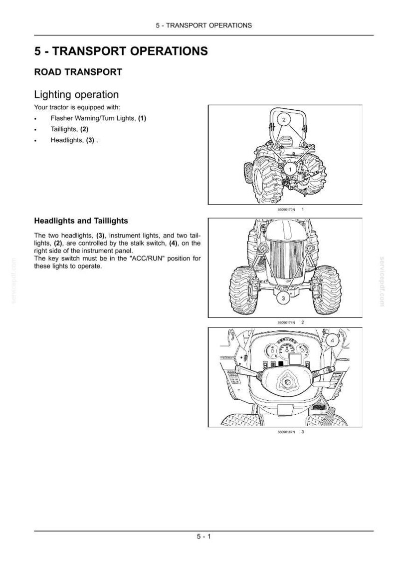 Manual de operación y mantenimiento del tractor New Holland Boomer 8N / Descarga instantánea en PDF imagen 7