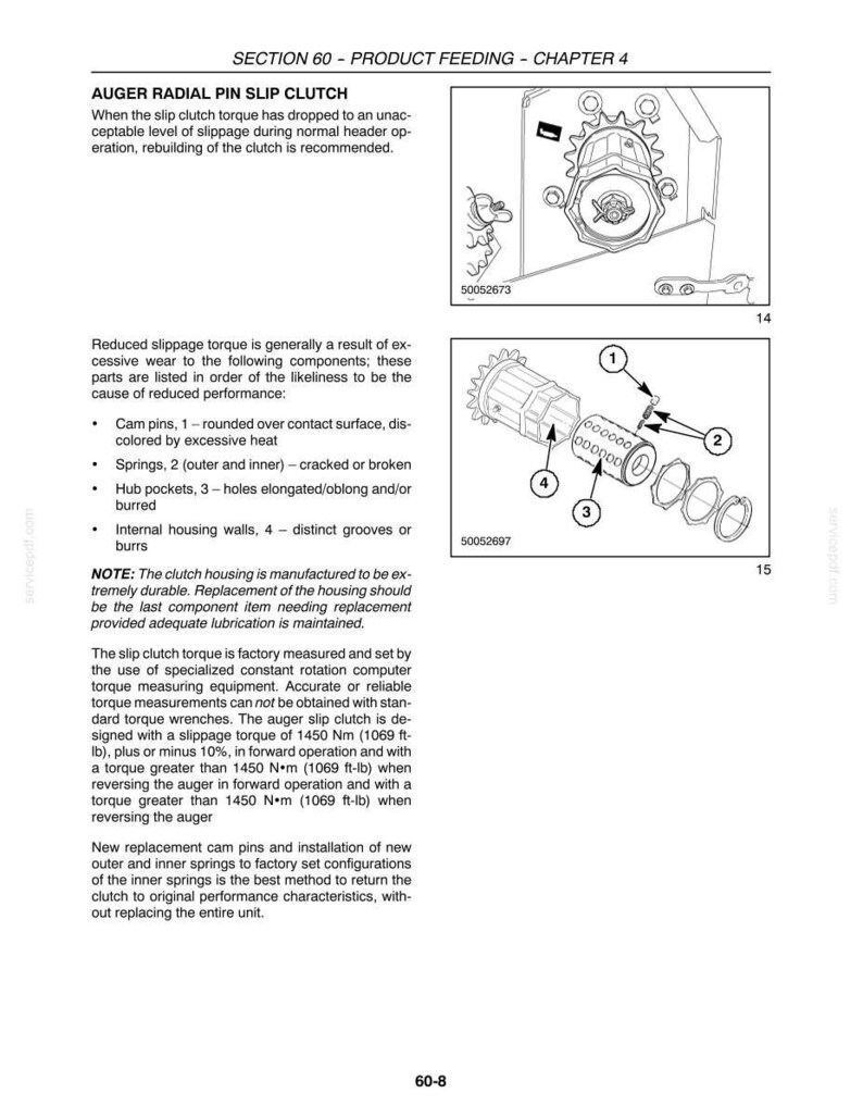 New Holland 346w, 356W, 366W Forage Pickup Head Service Repair Workshop Manual | Instant PDF Download image 10