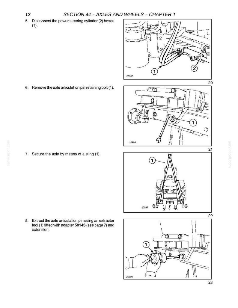 New Holland Tnv, Tnn Tn55v, Tn65v, Tn75v, TN65N, TN75N Tractor Service Repair Workshop Manual | Instant PDF Download image 9