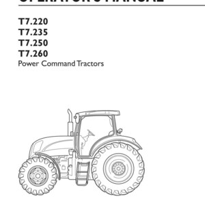 Gebruikershandleiding New Holland T7.220, T7.235, T7.250, T7.260 Power Command-tractorbestuurder | Directe pdf-download afbeelding 3