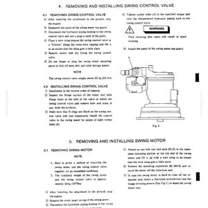 Manual de servicio y reparación para la excavadora hidráulica Kobelco K909 II / Descarga instantánea en PDF imagen 5