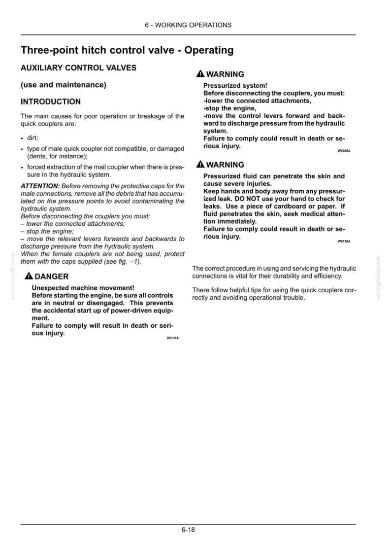 Manual do Operador/Proprietário do Trator New Holland T3.60f, T3.70f, T3.80F | Download imediato em PDF imagem 7