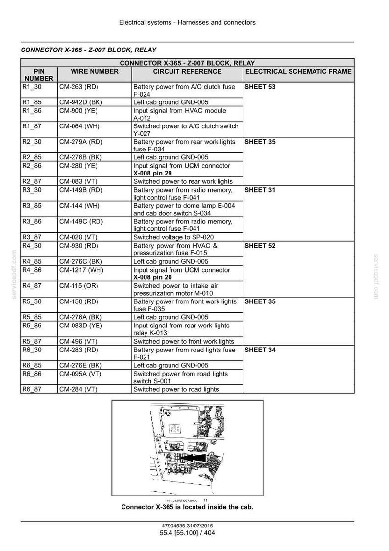 New Holland Speedrower 130 Tier 3 självgående strängläggare service och reparation verkstadsmanual | Direkt PDF-nedladdning | Marknad: Nordamerika bild 7