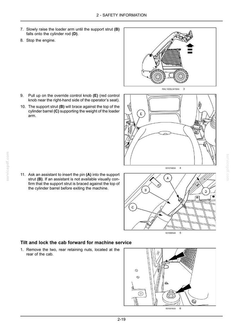 Manuale d'uso e manutenzione per minipale New Holland L213, L215, L218, L220, L223, L225, L230, C227, C232, C238 Tier 3 / Download PDF immagine 4