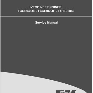 Iveco Nef Engines F4ge0484e F4GE0684F F4HE0684J Service Repair Workshop Manual | Instant PDF Download image 3