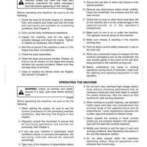 Kobelco 215SR ACERA Tier 3 Excavator Operator Owners Operation Manual | Instant PDF Download image 6
