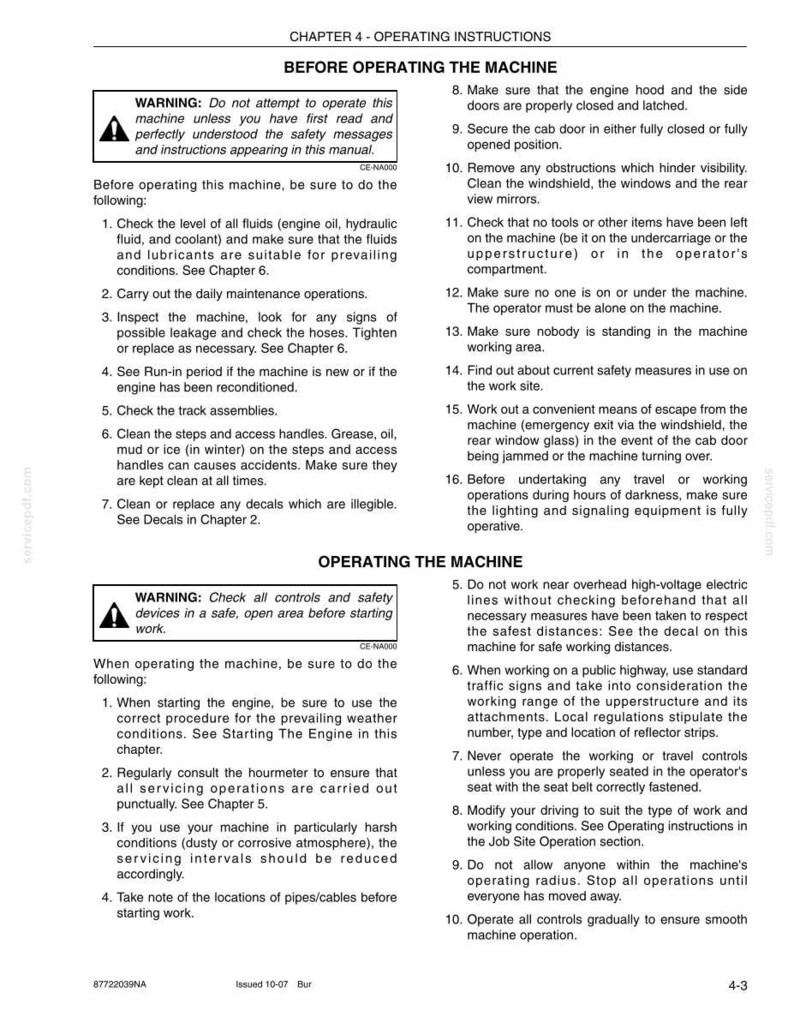 Kobelco 215SR ACERA Tier 3 Excavator Operator Owners Operation Manual | Instant PDF Download image 6