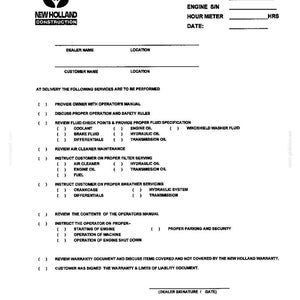 New Holland AD250 Articulated Dump Truck Operator Owners Operation Manual | Instant PDF Download image 11
