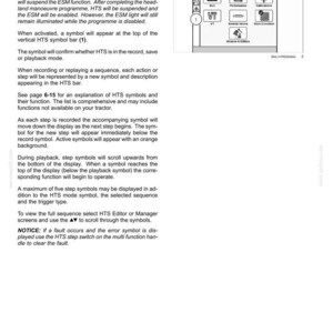 May include: A technical manual page titled 6-WORKING OPERATIONS featuring text instructions and a diagram of a tractor display interface. The graphic shows icons for Toolbox, Diagnostics, Data Management, Run, Performance, Calibrations, VT, Remote Valves, Work Condition, and Wizards & Utilities.