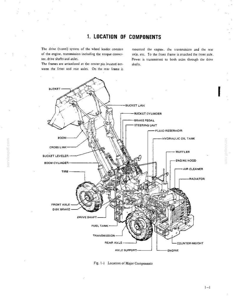 Kobelco LK500 Wheel Loader Service Repair Workshop Manual | Instant PDF Download image 3