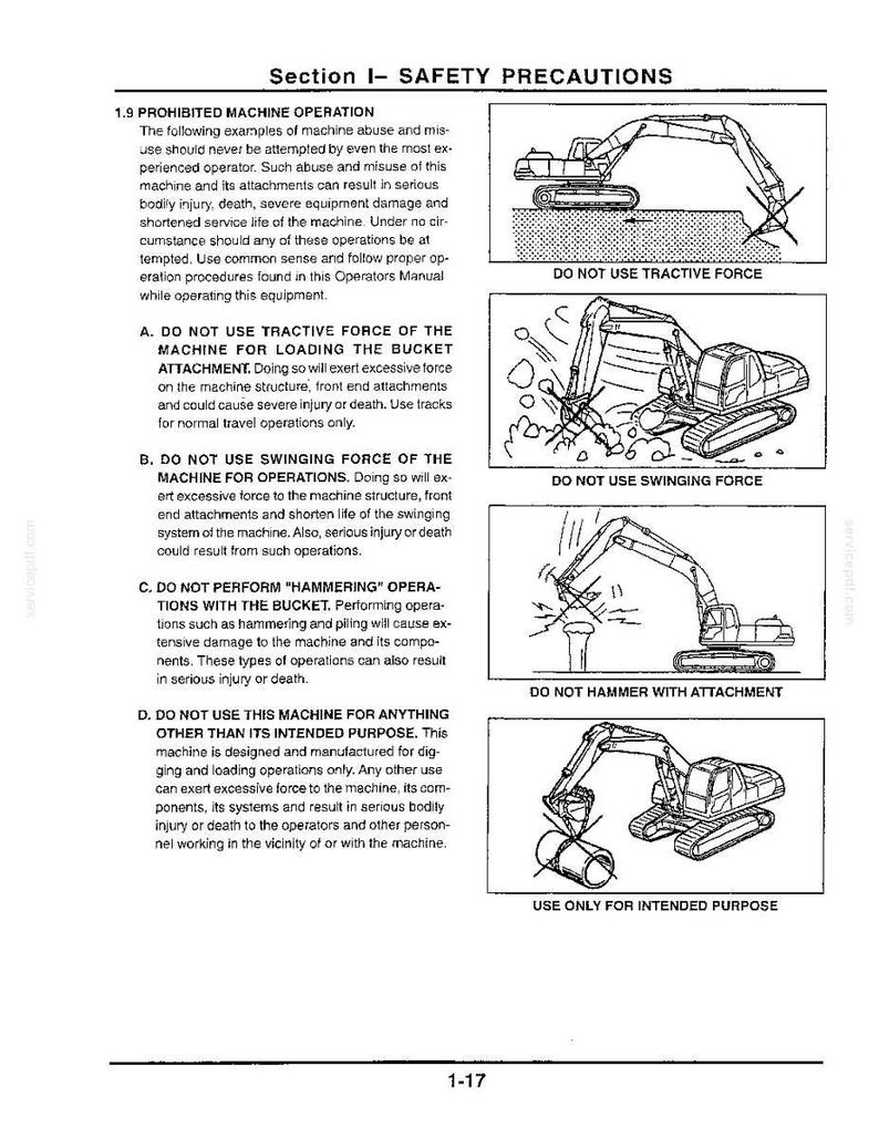 Kobelco SK150LC Hydraulic Excavator Operator Owners Operation Manual | Instant PDF Download Bild 4