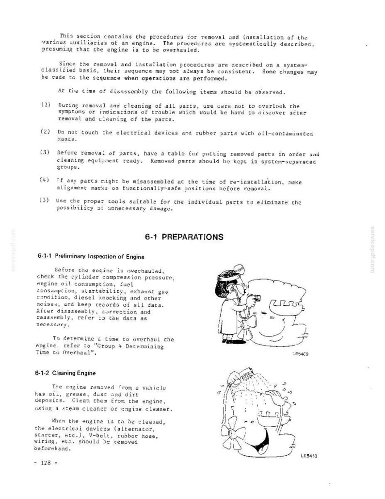 Mitsubishi 4DR5, 6DR5 Industrial Diesel Engine Service Repair Workshop Manual | Instant PDF Download image 6