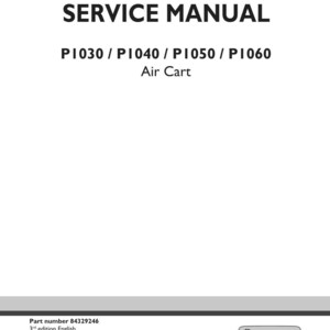 Manual de servicio y reparación para carros neumáticos New Holland P1030, P1040, P1050 y P1060 / Descarga instantánea en PDF imagen 3