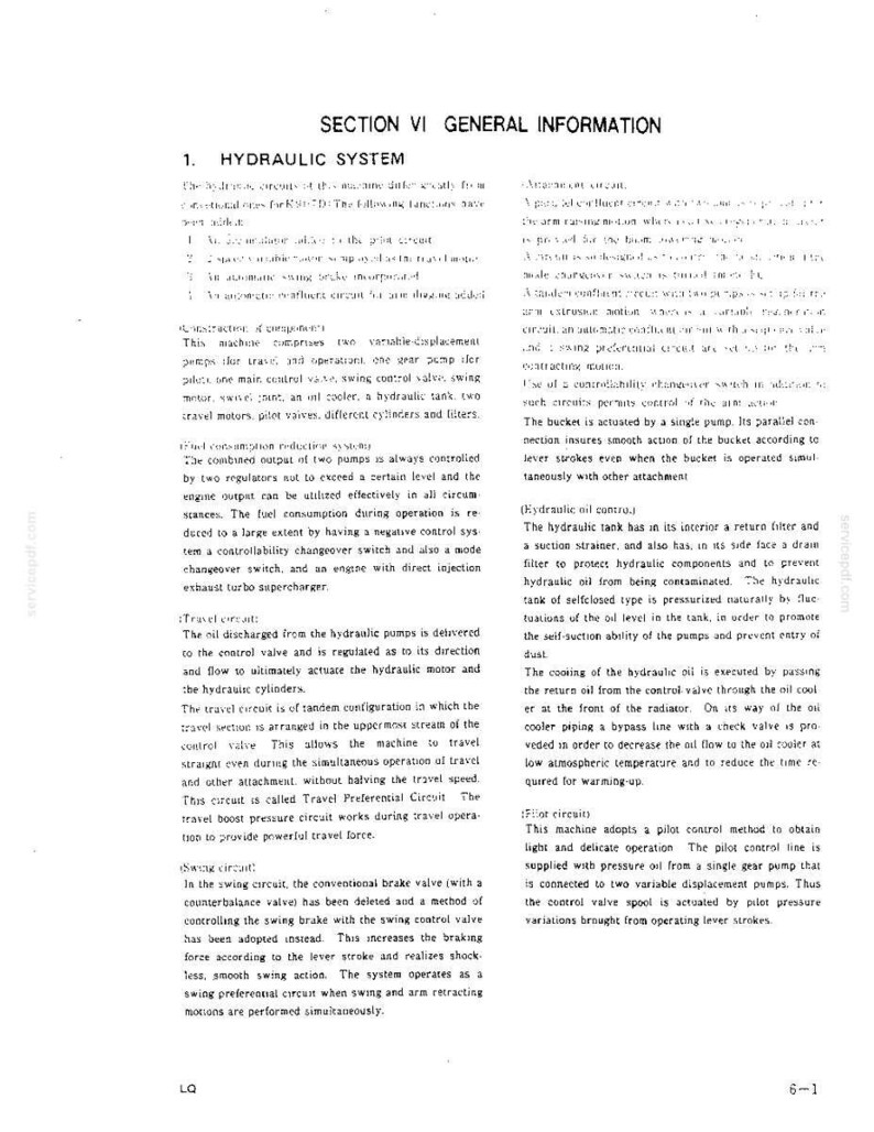 Kobelco K907 Ii, K907LC Ii Hydraulic Excavator Operator Owners Operation Manual | Instant Pdf Download image 6