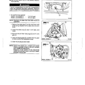Kobelco Sk200v, Sk200lcv, SK220V, SK220LCV Hydraulic Excavator Operator Owners Operation Manual | Instant PDF Download image 6