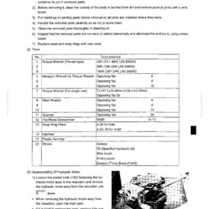 Kobelco SK50SR-3 Hydraulic Excavator Service Repair Workshop Manual | Instant PDF Download image 7