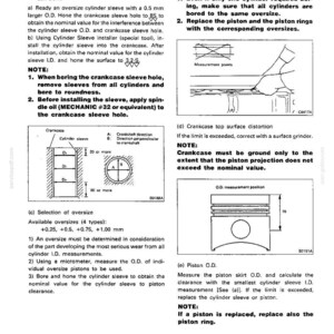 Manual de servicio y reparación del motor diésel Mitsubishi 6D31, 6D31-T / Descarga instantánea en PDF imagen 5