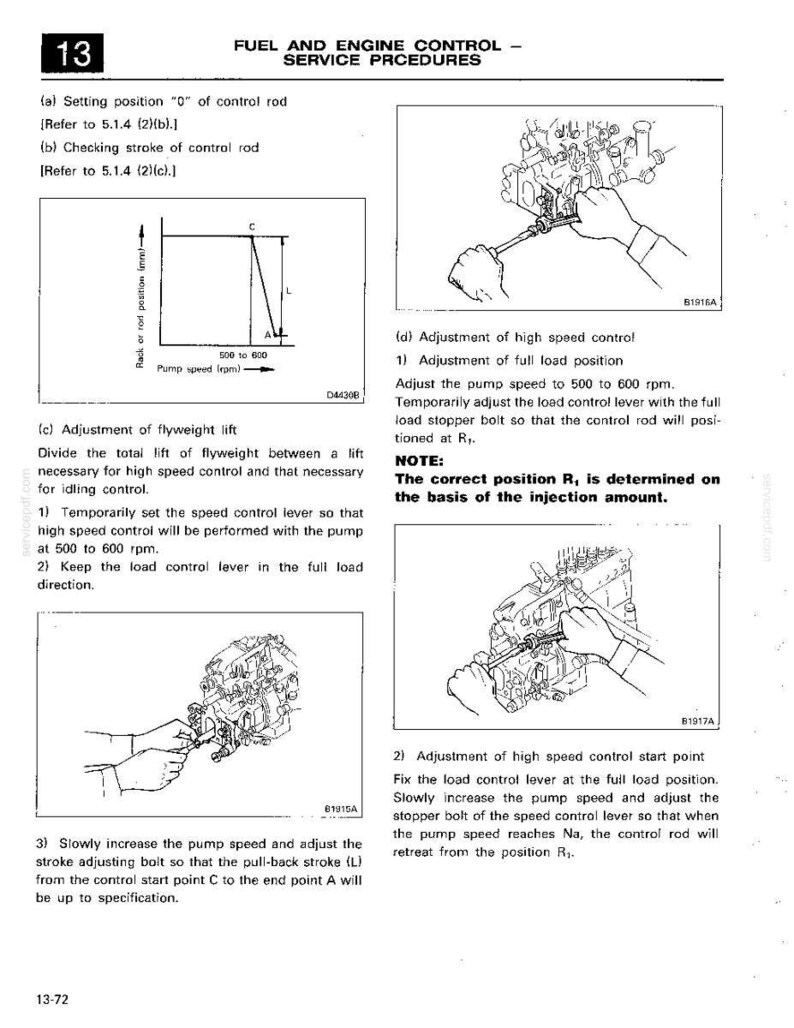 Mitsubishi 6d22, 6d22-T, 6D22-TC dieselmotorer, service och reparation, verkstadsmanual | Direkt PDF-nedladdning bild 7