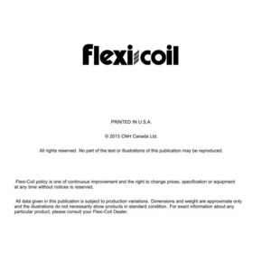 Manual de servicio y reparación para carros neumáticos Flexi-Coil 1740, 2340, 2850, 3350, 3850 y 4350 / Descarga instantánea en PDF imagen 11