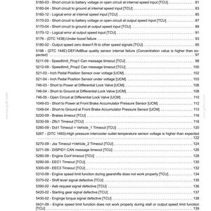 May include: A diagnostic report page with a list of error codes and descriptions, including issues related to speed input, voltage, and sensor failures. The document is dated 03/07/2017.