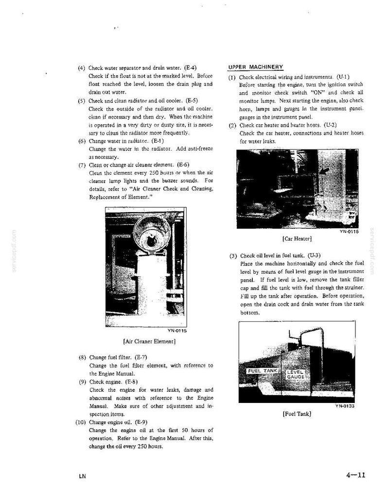 Kobelco K907D, K907DLC Hydraulic Excavator Operator Owners Operation Manual | Instant PDF Download image 9