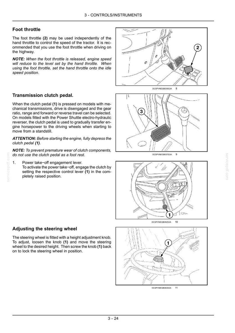 New Holland T4030v, T4040v, T4050V, T4060V Tractor Operator Owners Operation Manual | Instant PDF Download image 5