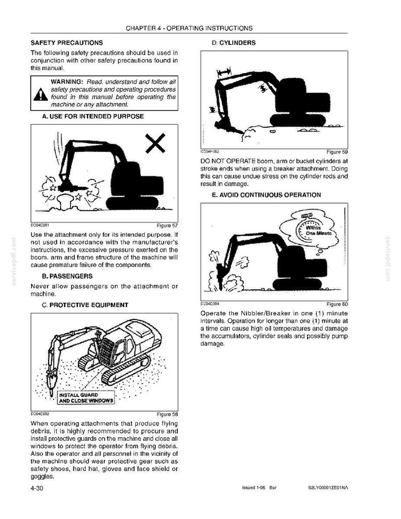 Kobelco SK850 Super Acera Tier 3 Crawler Excavator Operator Owners Operation Manual | Instant PDF Download image 5