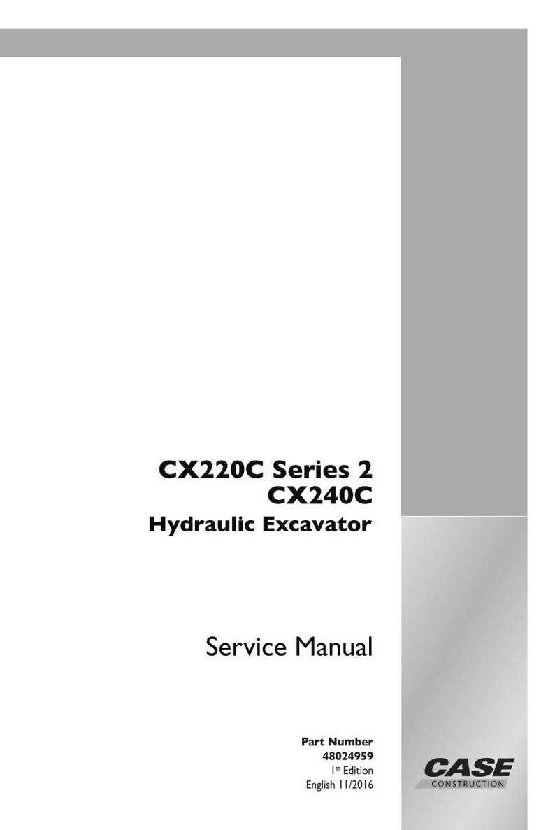 Puede incluir: Manual de servicio para la excavadora hidr&aacute;ulica CX220C Serie 2 y CX240C. La portada es blanca con texto negro, incluido el logotipo de Case Construction. El n&uacute;mero de pieza del manual es 48024959, 1&ordf; edici&oacute;n, ingl&eacute;s 11/2016.