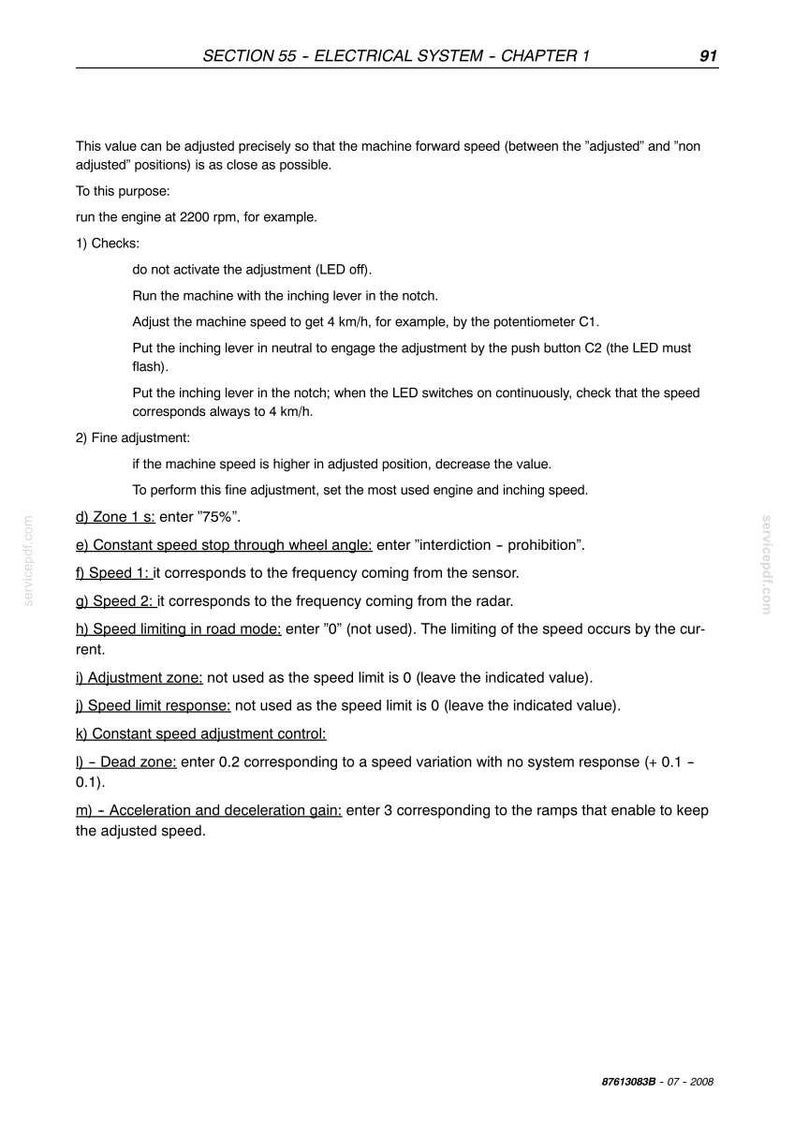 New Holland Vl5090, Vl6040, Vl6050, Vl6060, Vl6070, Vl6080, Vl6090, Vm3090, VM4090, VN2090 Grape Harvester Service Manual | PDF Download image 8