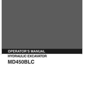 Kobelco MD450BLC Hydraulic Excavator Operator Owners Operation Manual | Instant PDF Download image 2