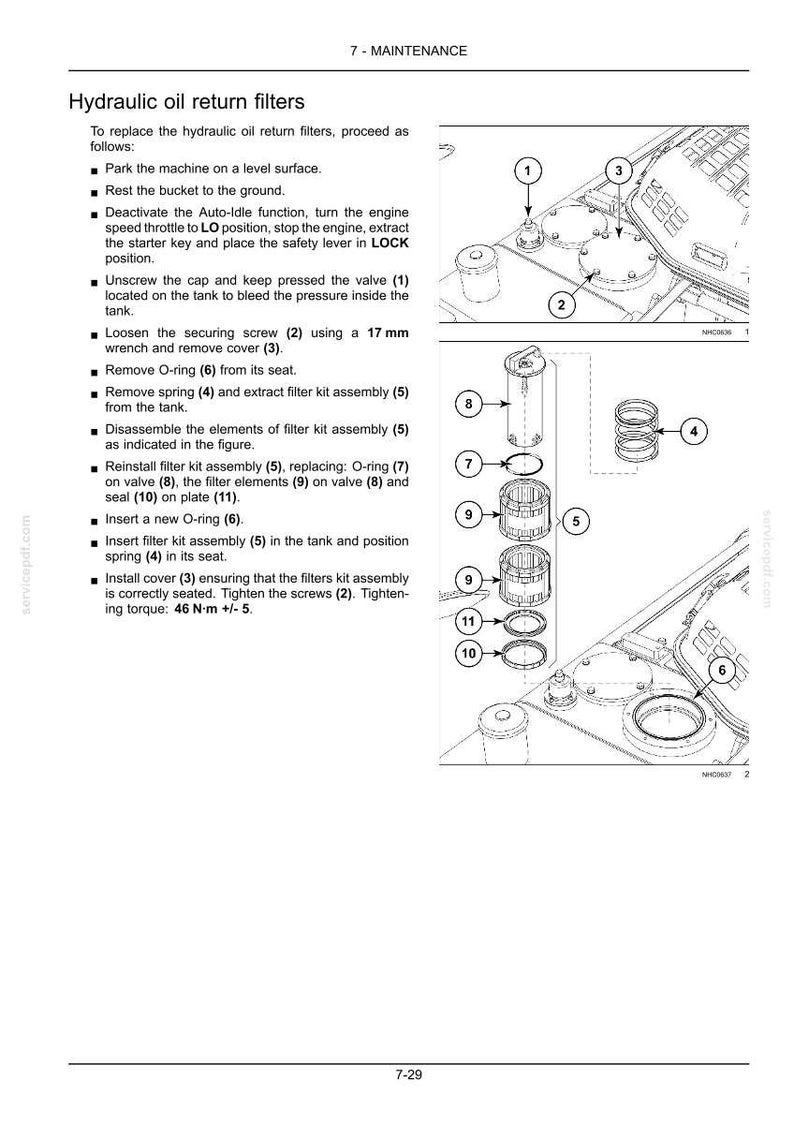 New Holland E175C, E195C Crawler Excavator Operator Owners Operation Manual | Instant PDF Download image 9