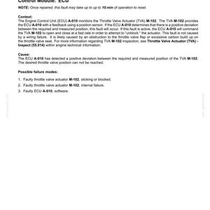 Puede incluir: Documento t&eacute;cnico que detalla los c&oacute;digos de falla para sistemas el&eacute;ctricos. El texto describe el c&oacute;digo de falla 17442, relacionado con la v&aacute;lvula de mariposa de admisi&oacute;n, incluyendo contexto, causa y posibles modos de falla. Incluye informaci&oacute;n t&eacute;cnica y pasos de diagn&oacute;stico.