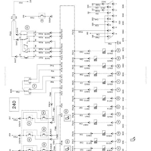 May include: Diagram of an electrical system, with labels and symbols. The diagram includes various components, such as fuses, connectors, and relays, with numerical references and text labels. The title is "SECTION 55 - ELECTRICAL SYSTEM - CHAPTER 3".