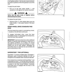 New Holland Boomer 3040, 3045 Tractor Operator Owners Operation Manual | Instant PDF Download image 5