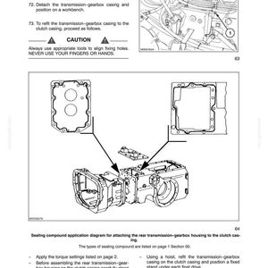 New Holland Tk76, TK85, TK85M Crawler Tractor Service Repair Workshop Manual | Instant PDF Download image 6
